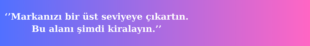 Reklam Alanı