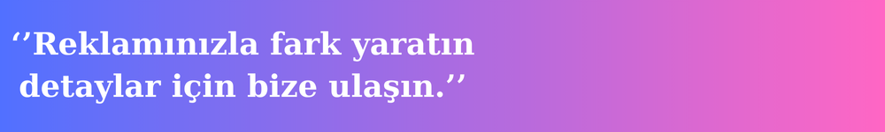 Reklam Alanı